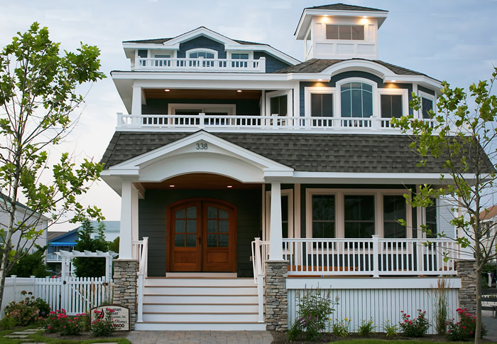 New Custom Home on the South Jersey Shore from Bowman Walker Construction 
